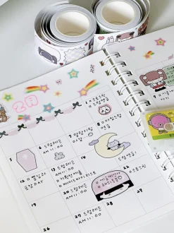 Girl Themed Paper Sticker Roll