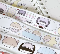 Girl Themed Paper Sticker Roll