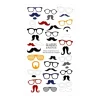 Glasses & Mustache Deco Sticker
