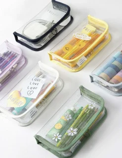 Glitter Fulfill Zipper Pen Pouch