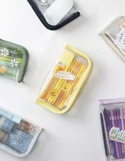 Glitter Fulfill Zipper Pen Pouch