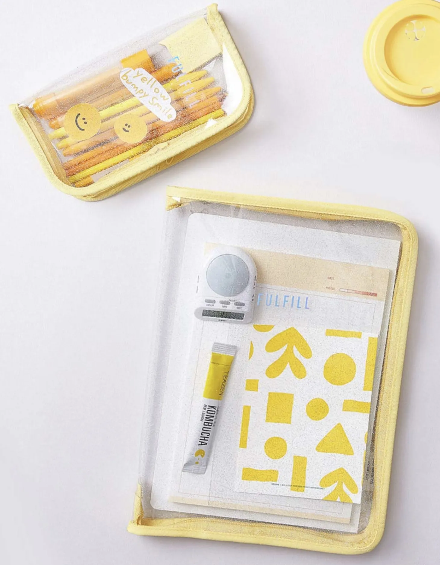 Glitter Fulfill Zipper Pen Pouch