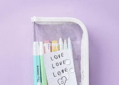Glitter Fulfill Zipper Pen Pouch