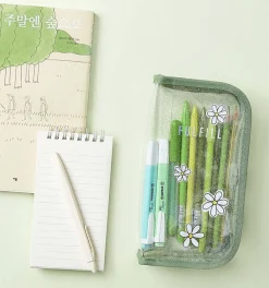 Glitter Fulfill Zipper Pen Pouch