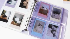 Glitter 6 Ring A6 Wide Card Pocket Refill