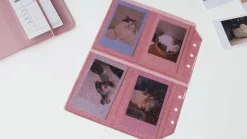 Glitter 6 Ring A6 Wide Card Pocket Refill