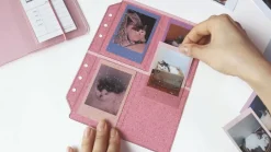 Glitter 6 Ring A6 Wide Card Pocket Refill