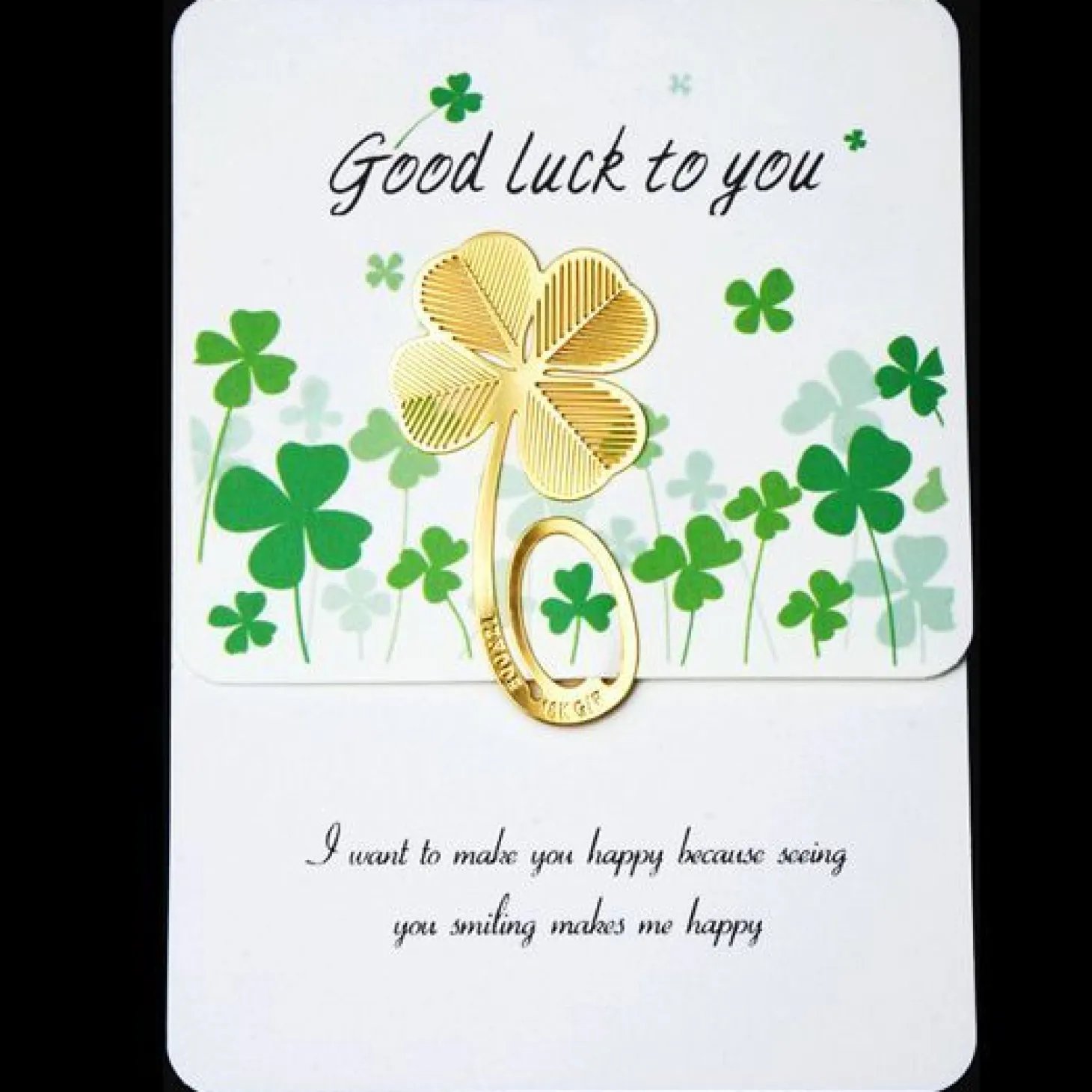 Gold Bookmark & Card