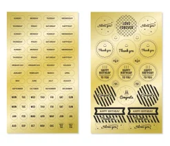 Gold Deco Sticker