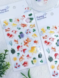 Goldfish Epoxy Sticker