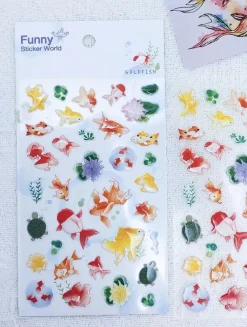 Goldfish Epoxy Sticker
