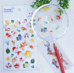 Goldfish Epoxy Sticker