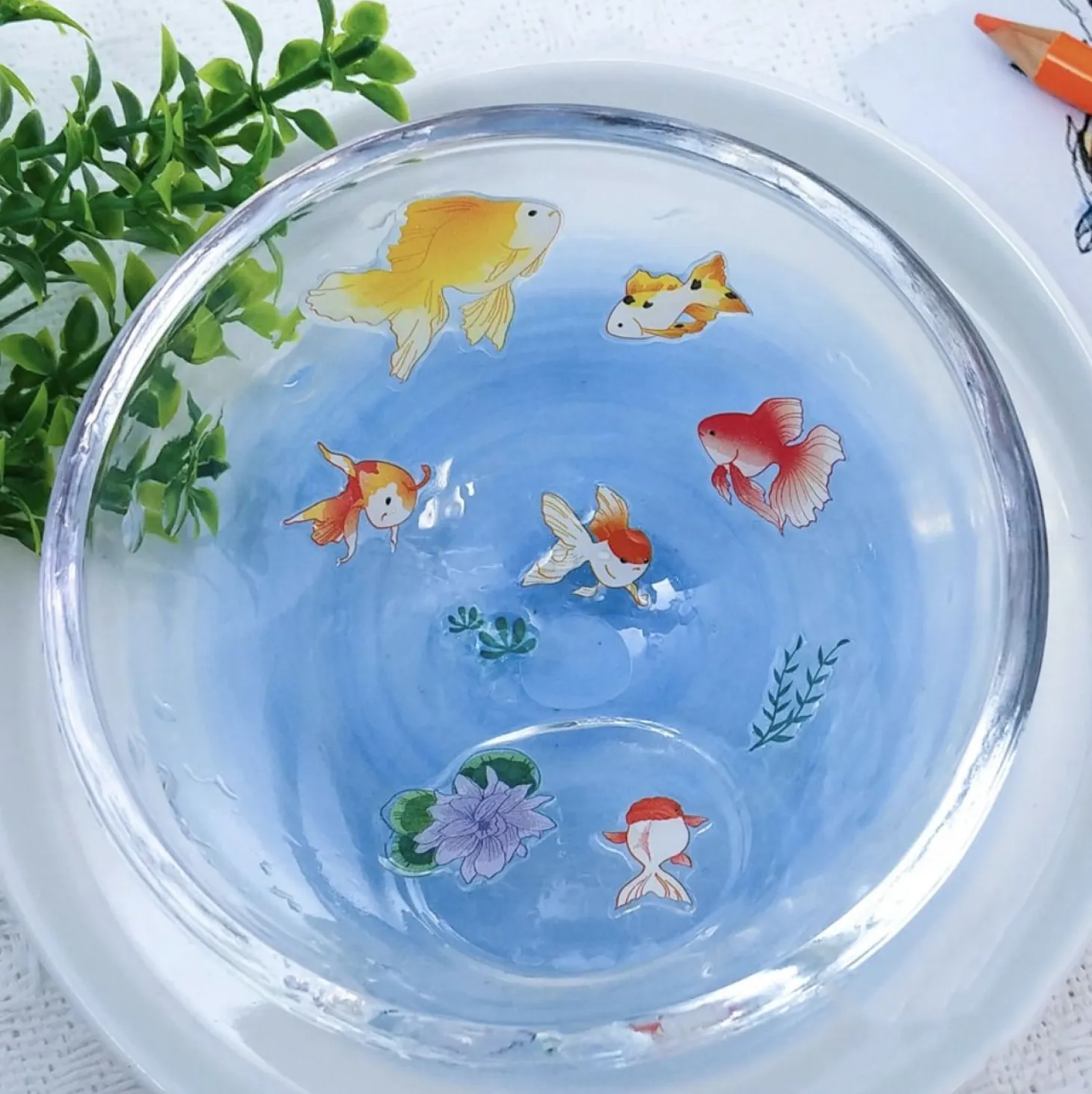 Goldfish Epoxy Sticker