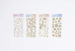 Gold Four Seasons Rub-on Sticker