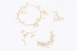 Gold Four Seasons Rub-on Sticker