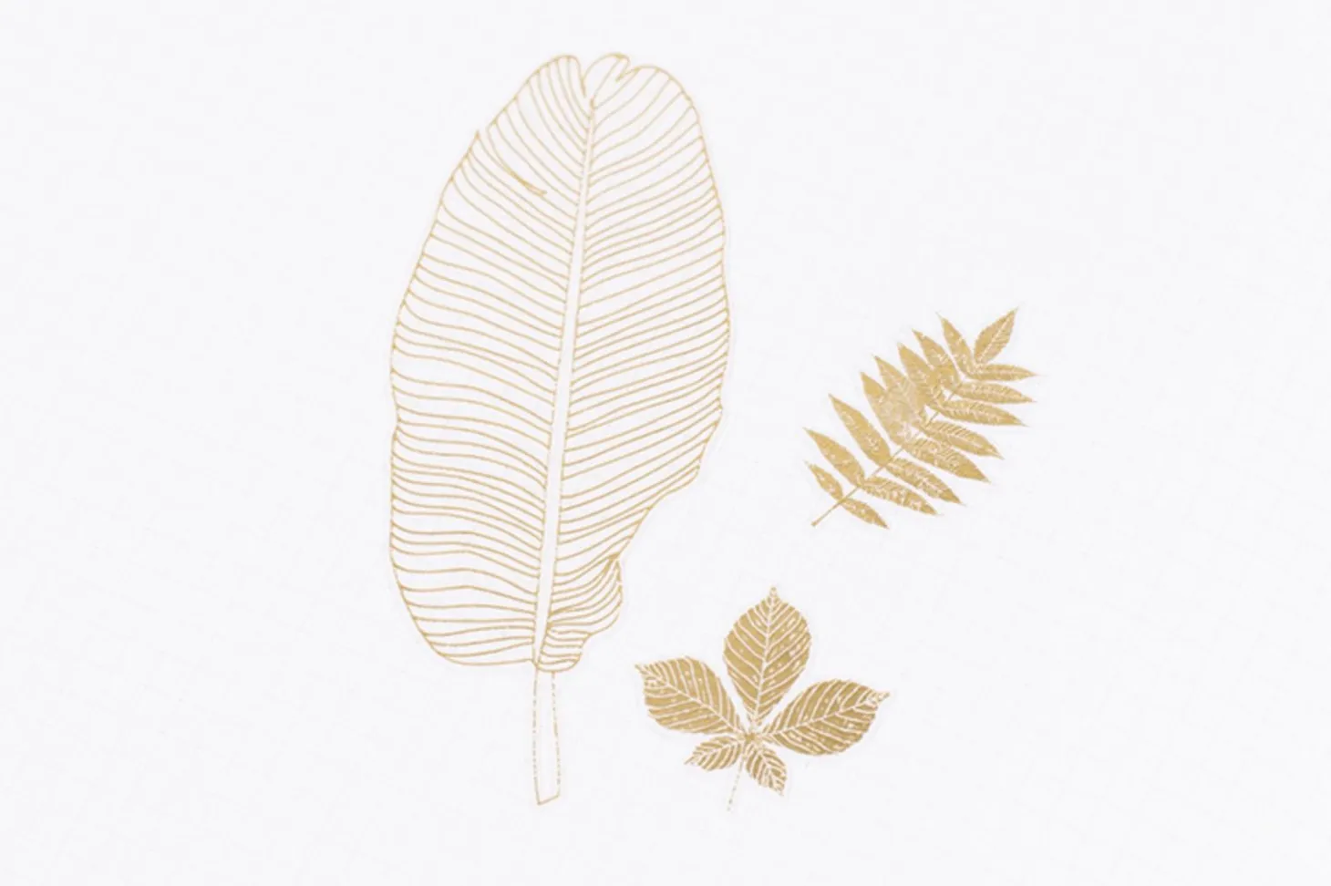 Gold Four Seasons Rub-on Sticker