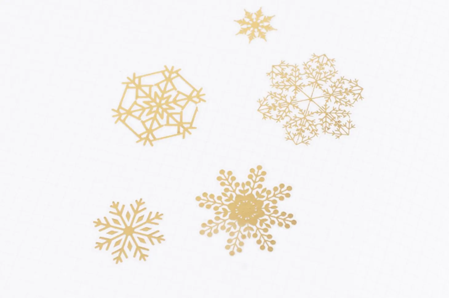 Gold Four Seasons Rub-on Sticker