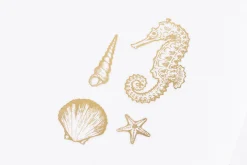 Gold Four Seasons Rub-on Sticker