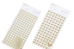 Gold Heart Deco Sticker