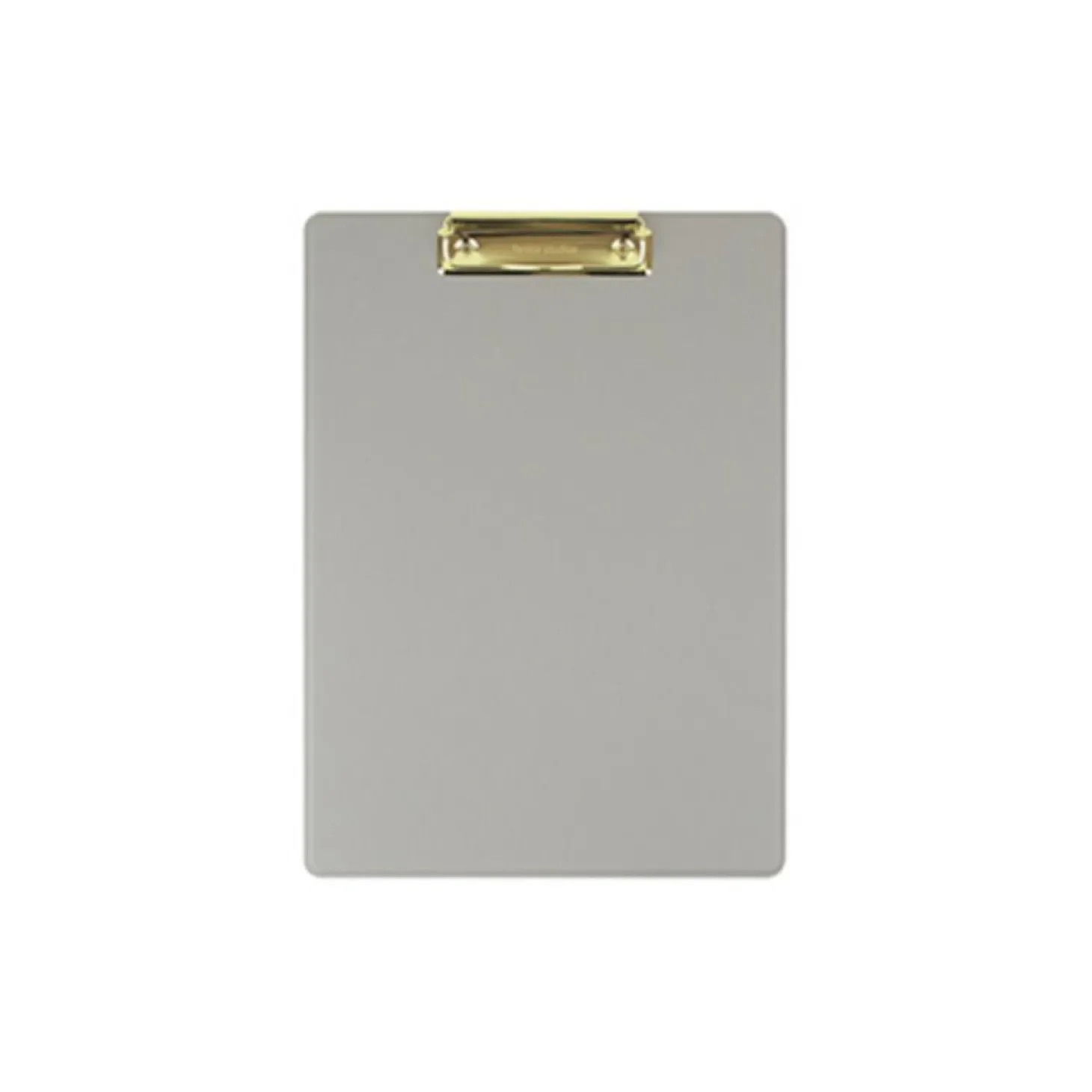 Gold Metal Vegan Leather Clipboard