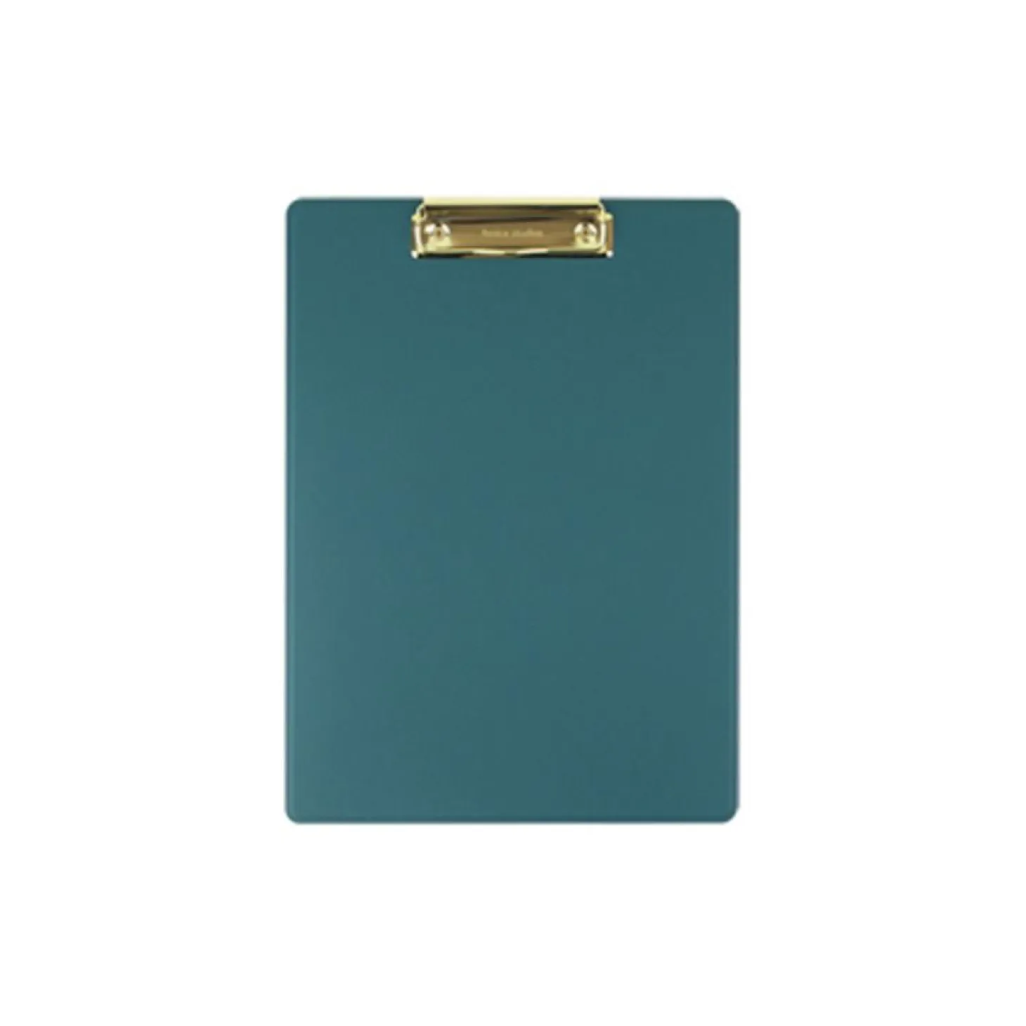 Gold Metal Vegan Leather Clipboard