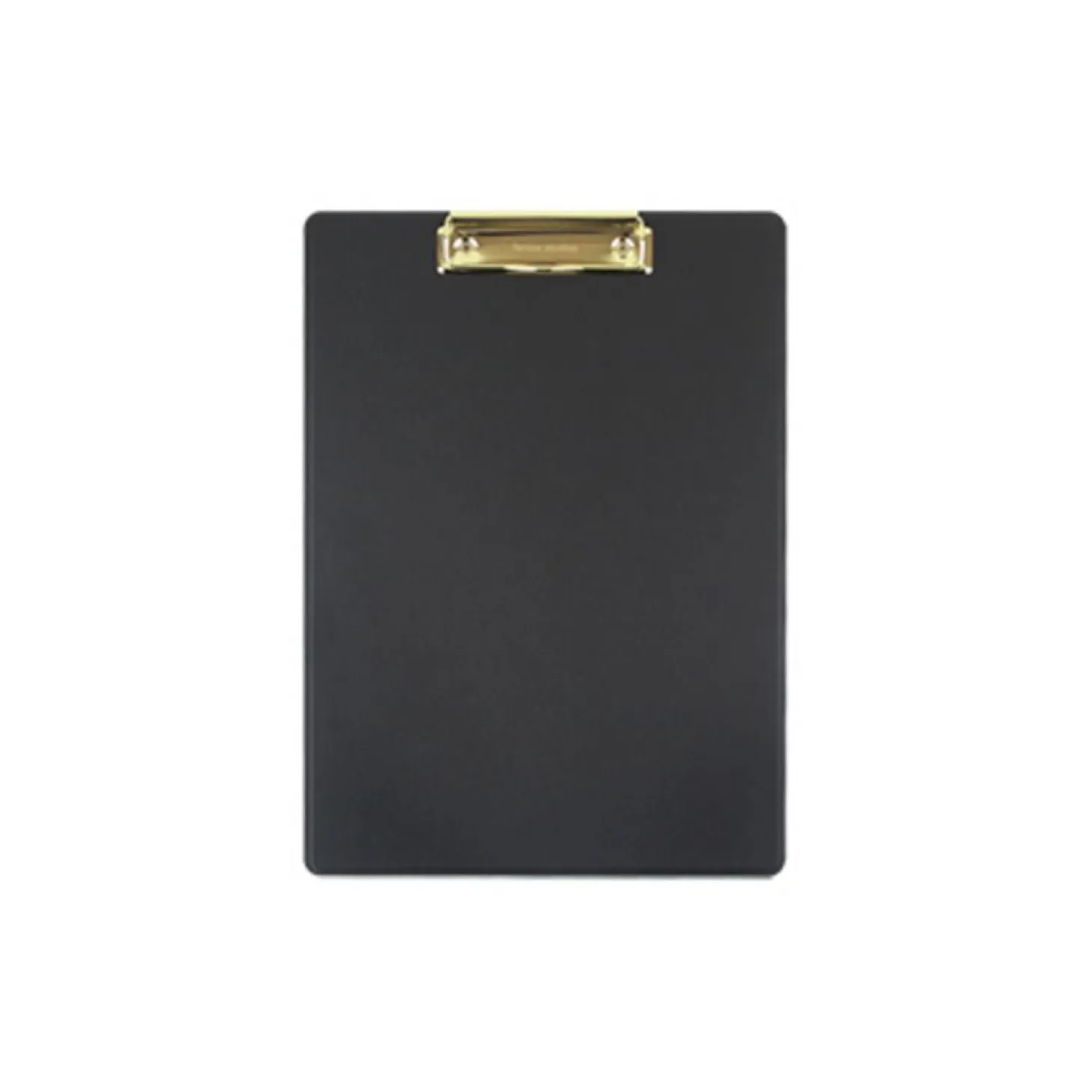 Gold Metal Vegan Leather Clipboard