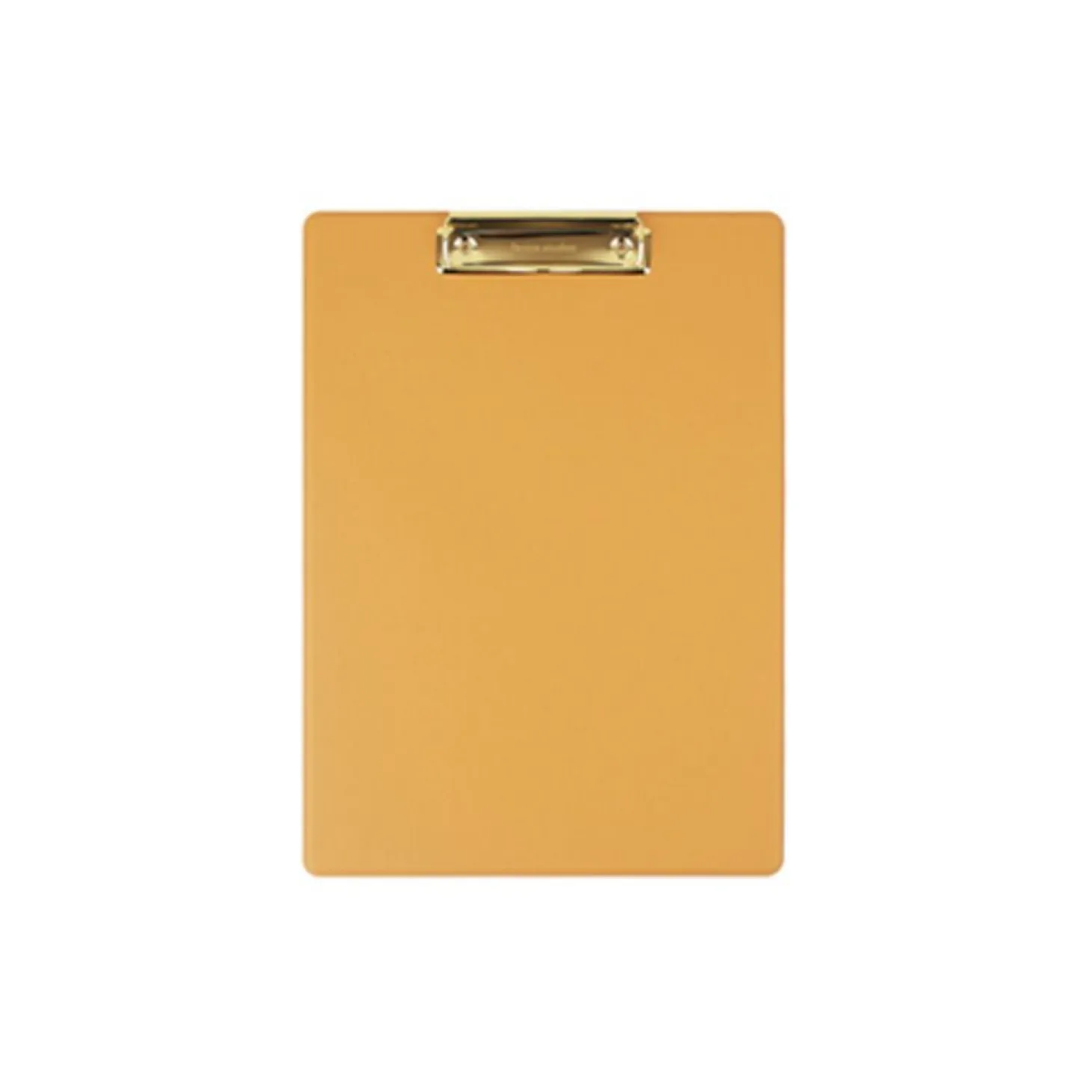 Gold Metal Vegan Leather Clipboard