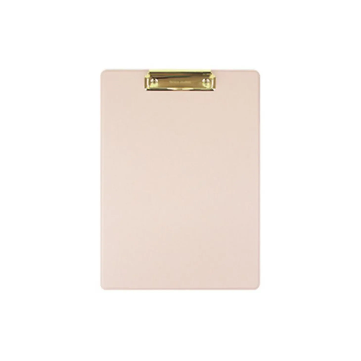 Gold Metal Vegan Leather Clipboard