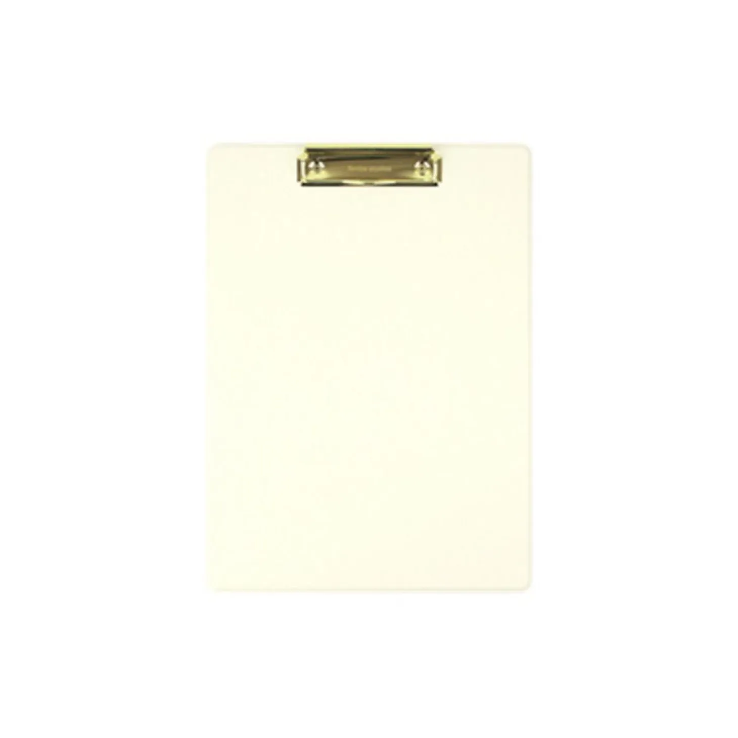 Gold Metal Vegan Leather Clipboard