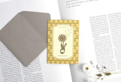 Gold Plated Bookmark Card