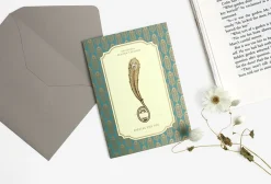 Gold Plated Bookmark Card