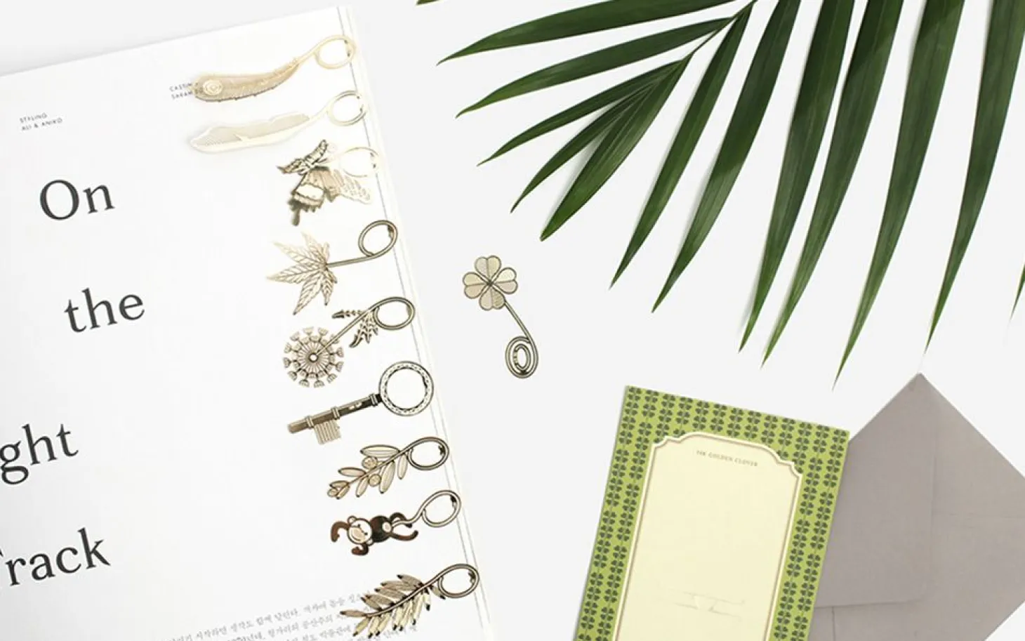 Gold Plated Bookmark Card