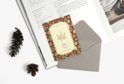 Gold Plated Bookmark Card