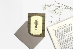 Gold Plated Bookmark Card