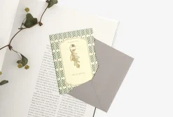 Gold Plated Bookmark Card