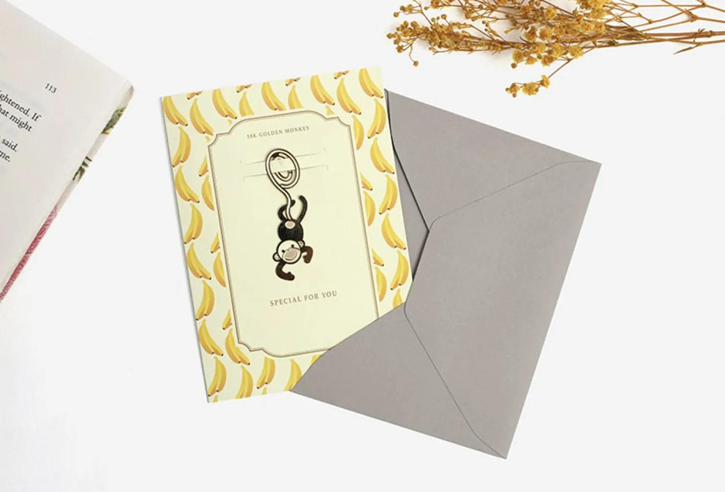 Gold Plated Bookmark Card