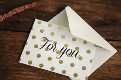 Gold Point Message Card