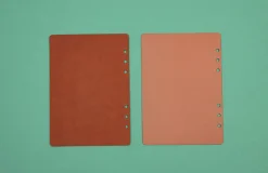 Gold 6 Ring A5 Vegan Leather Cover
