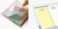 Gonjang Weekly Schedule Sticky Note