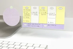 Gonjang Weekly Schedule Sticky Note