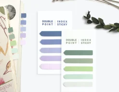 Gradient Double Point Index Sticky Note