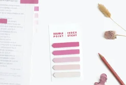 Gradient Double Point Index Sticky Note