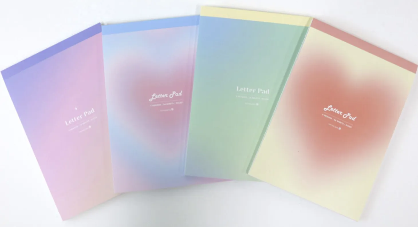 Gradient Letter Notepad
