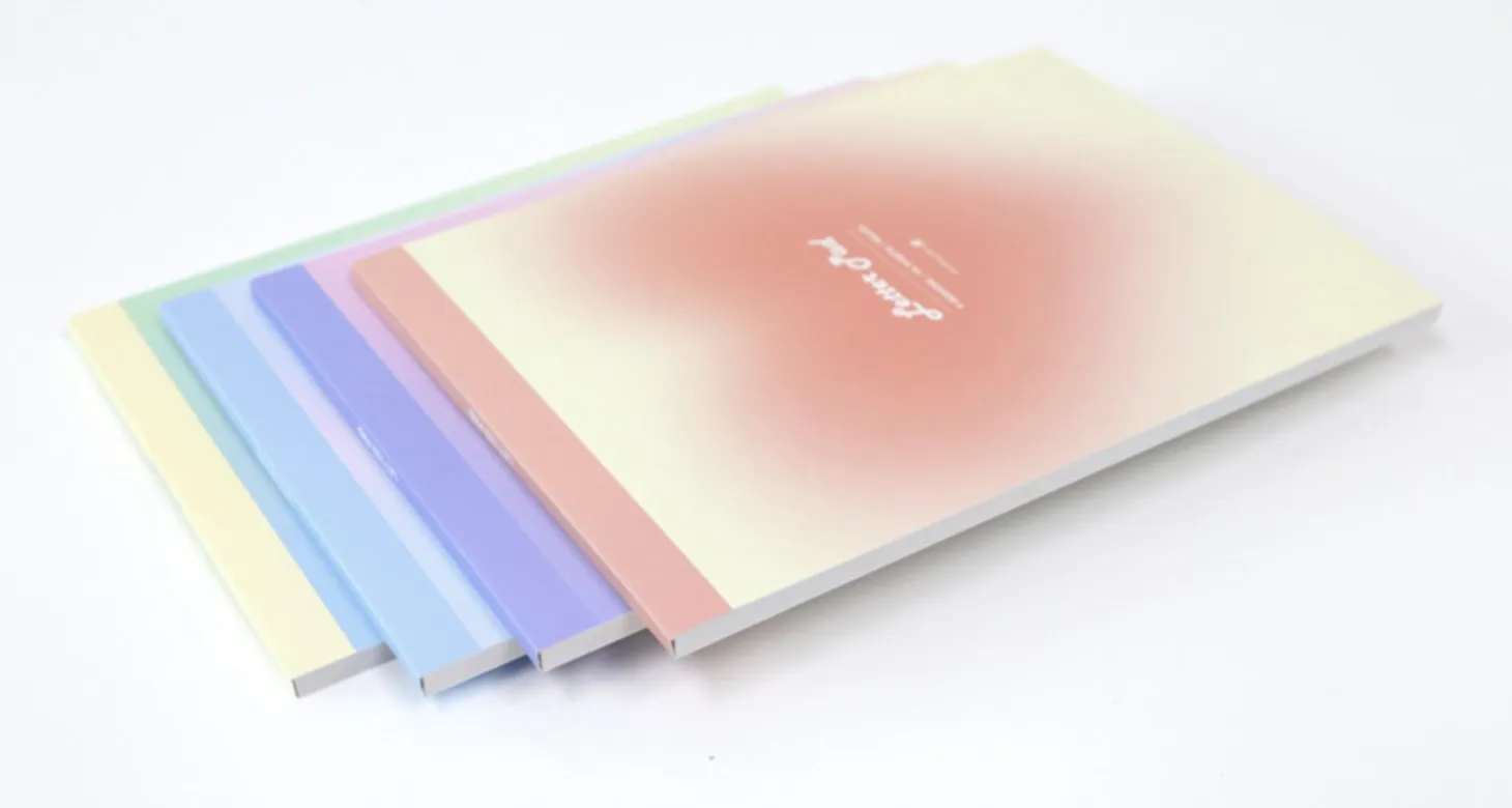 Gradient Letter Notepad