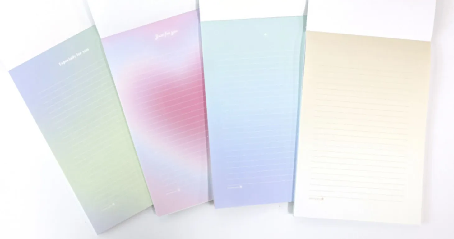 Gradient Letter Notepad