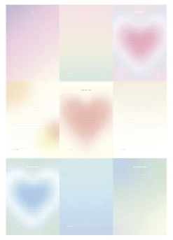 Gradient Letter Notepad