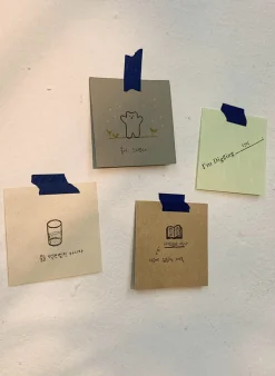 Grain Powder Square Memo Pad