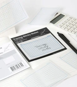 Graph Paper Tracing Sticky Note