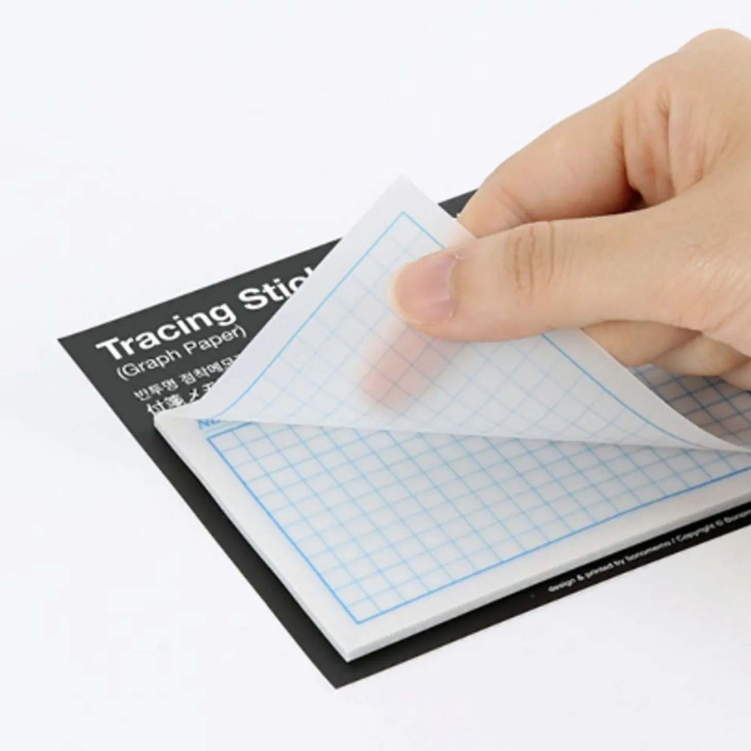 Graph Paper Tracing Sticky Note