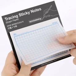 Graph Paper Tracing Sticky Note